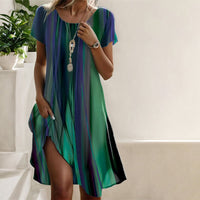 Ruth - Casual O-Neck Mid-Length Summer Dress