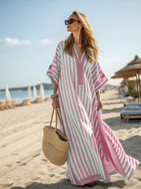 Rosalie | Breezy Coastal Stripe Maxi Dress