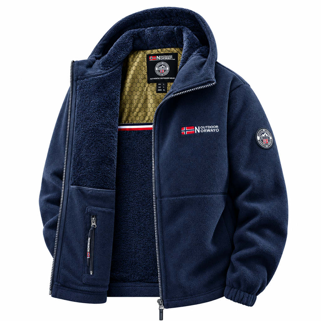 Men's Warm Fleece Winter Jacket
