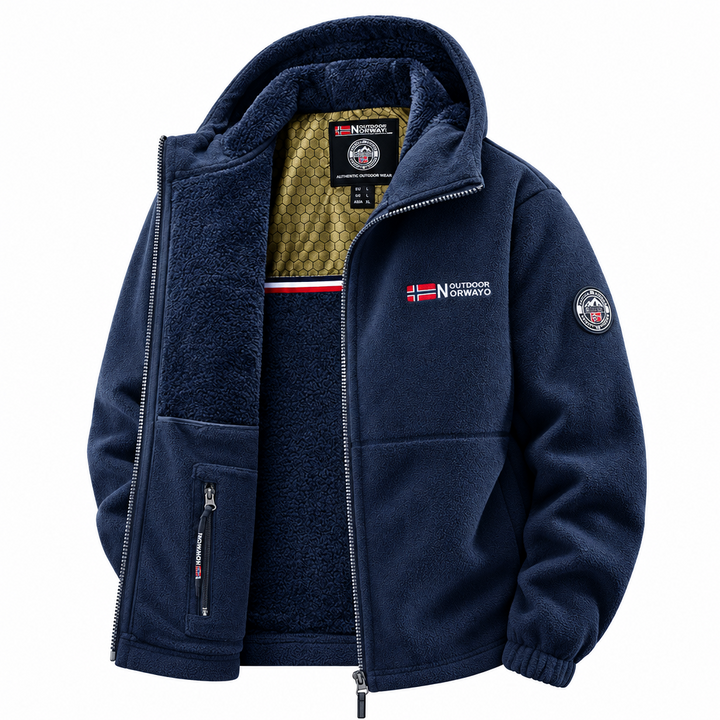 Men's Warm Fleece Winter Jacket