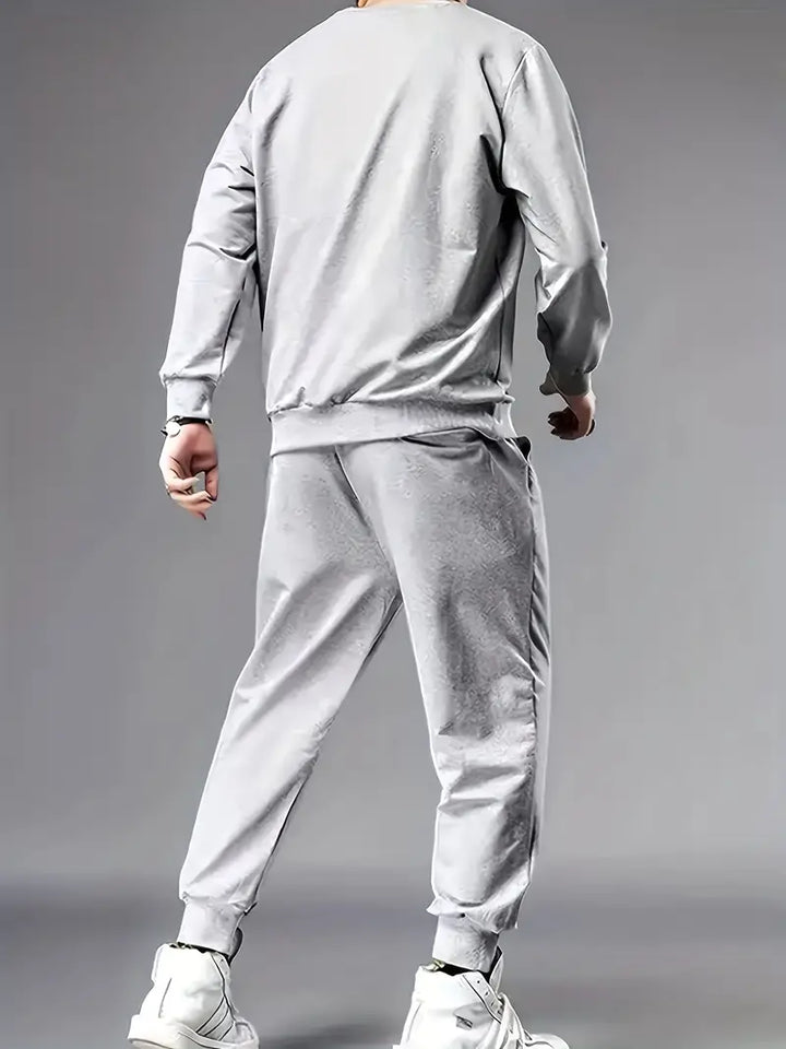 John | Men's Solid Color Tracksuit