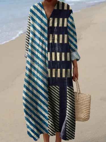 Ashley - Geometric Vintage Dress