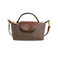 Mini Longchamp Bag - Grey