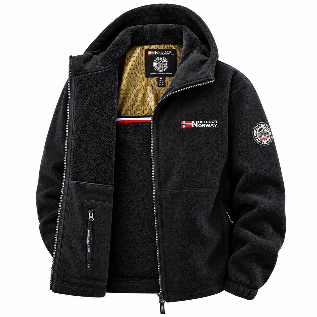Men's Warm Fleece Winter Jacket