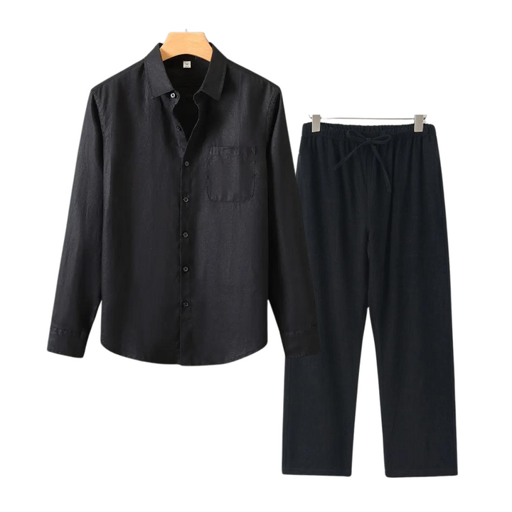 James | Men's Linen Set in Classic Old Money Style