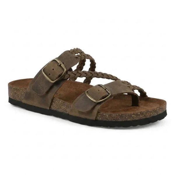 Hayleigh Braided Cork Orthopaedic Sandals