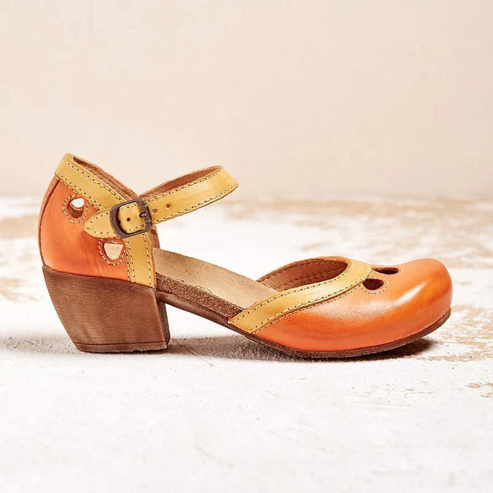 Celda - Comfortable Low Heel Sandals