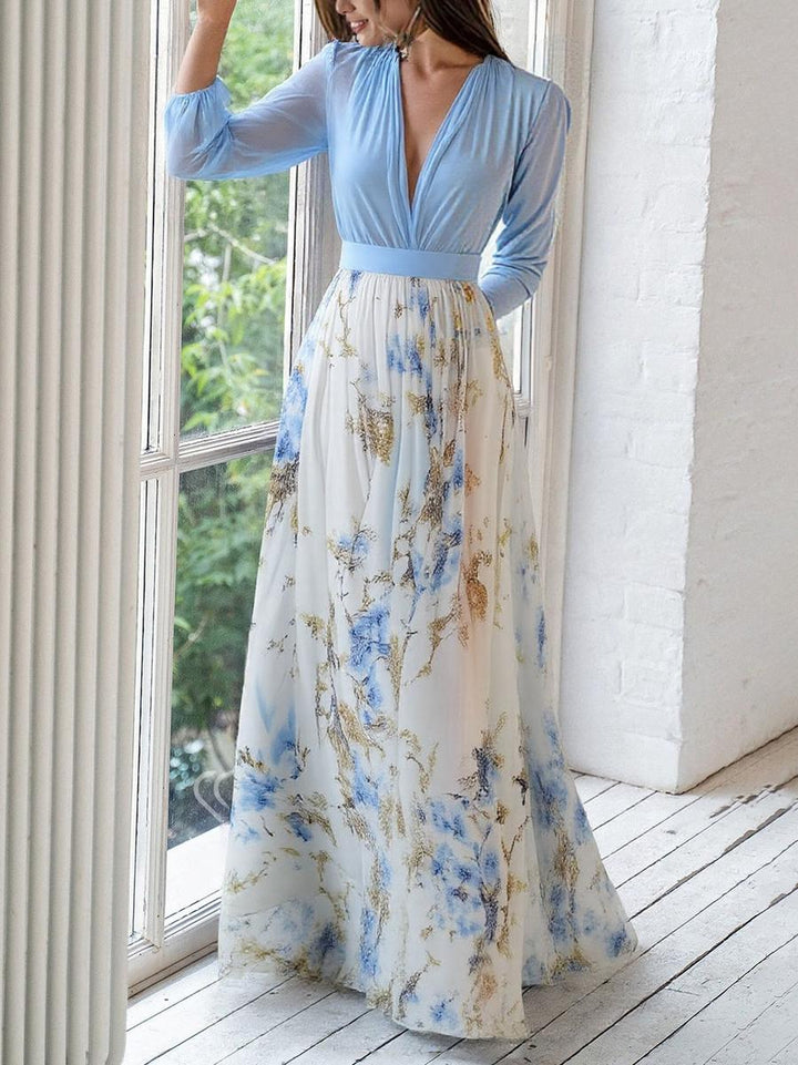 Abigail™ - Maxi Dress with Dazzling Floral Print