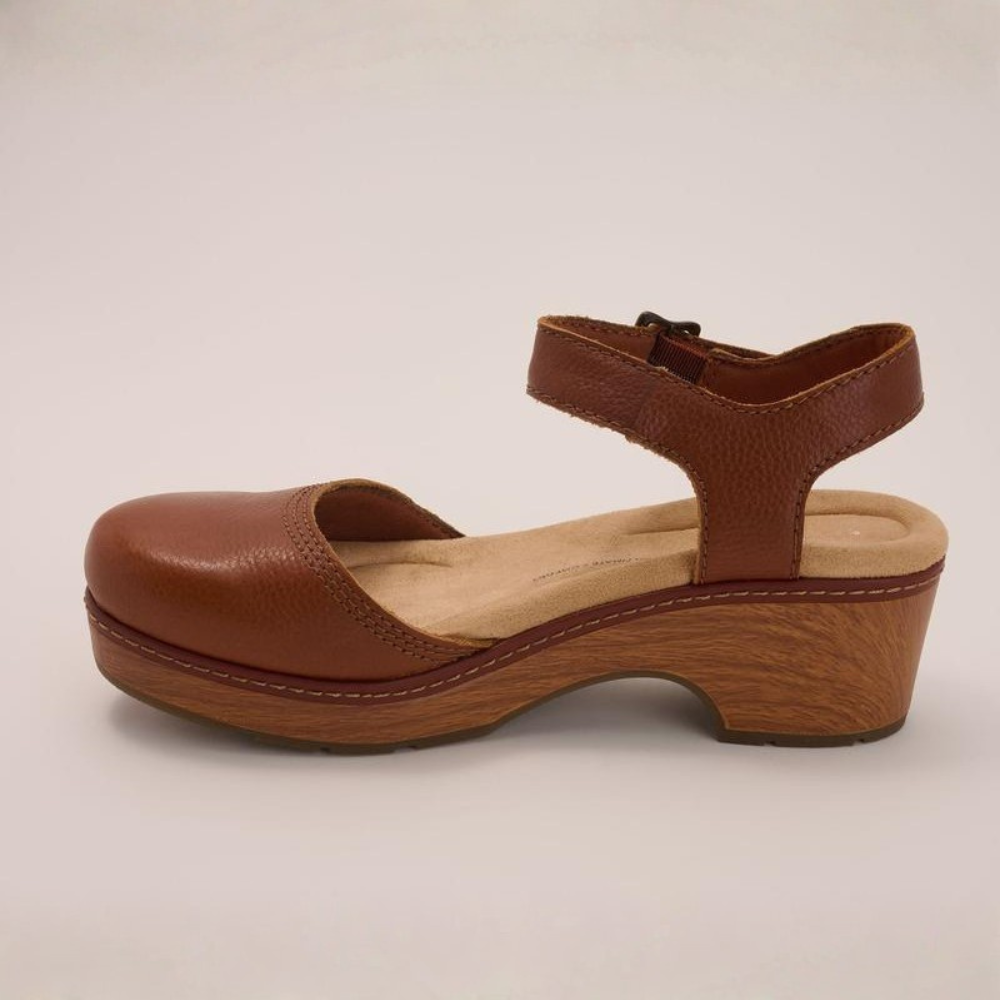 Nora Leather Platform Clogs