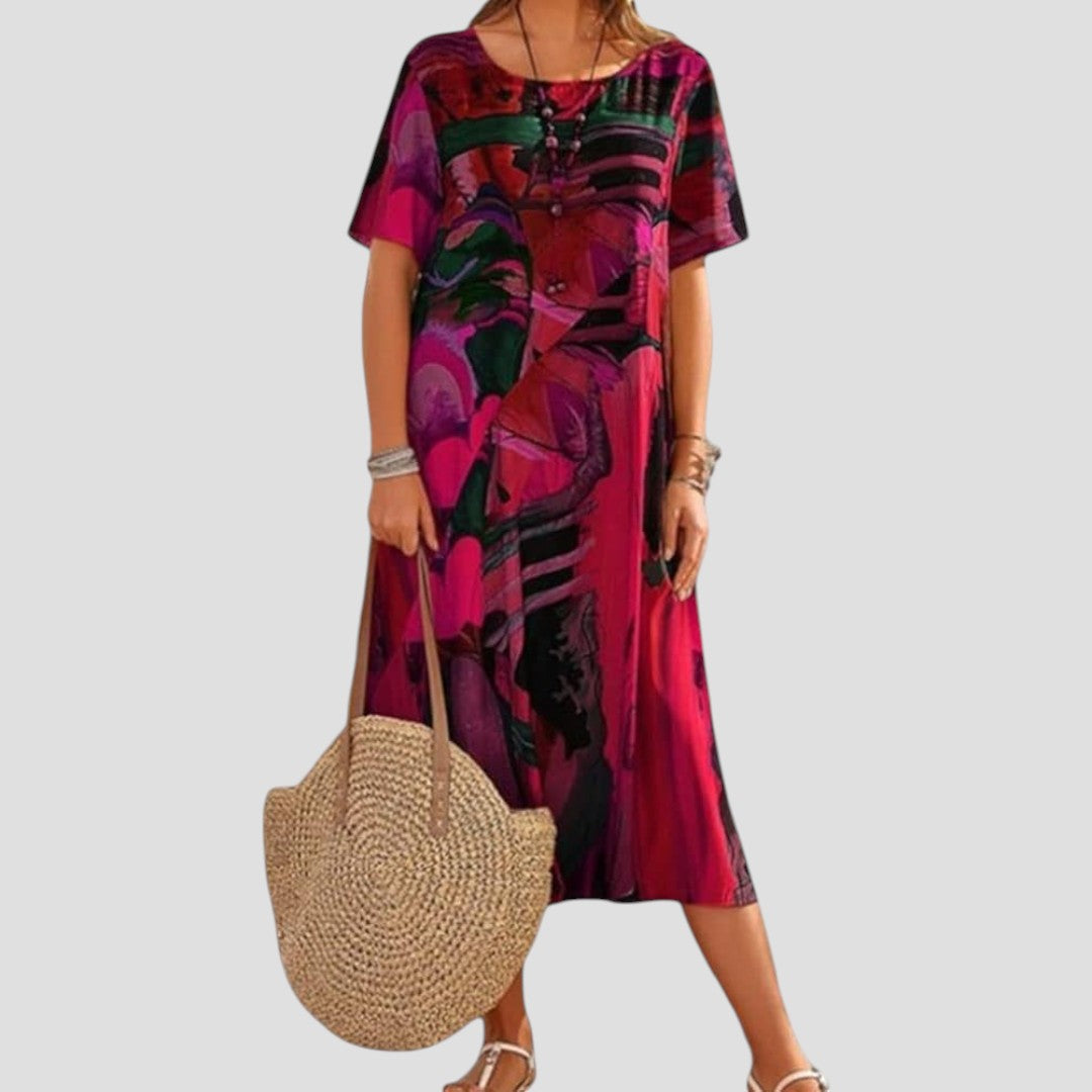 Vittoria™ | Soft Fit Midi Summer Dress