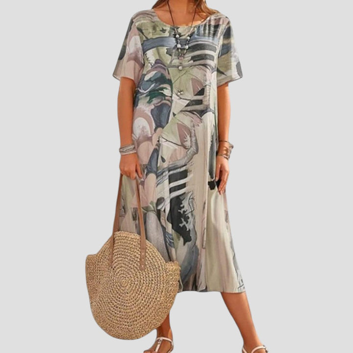 Vittoria™ | Soft Fit Midi Summer Dress