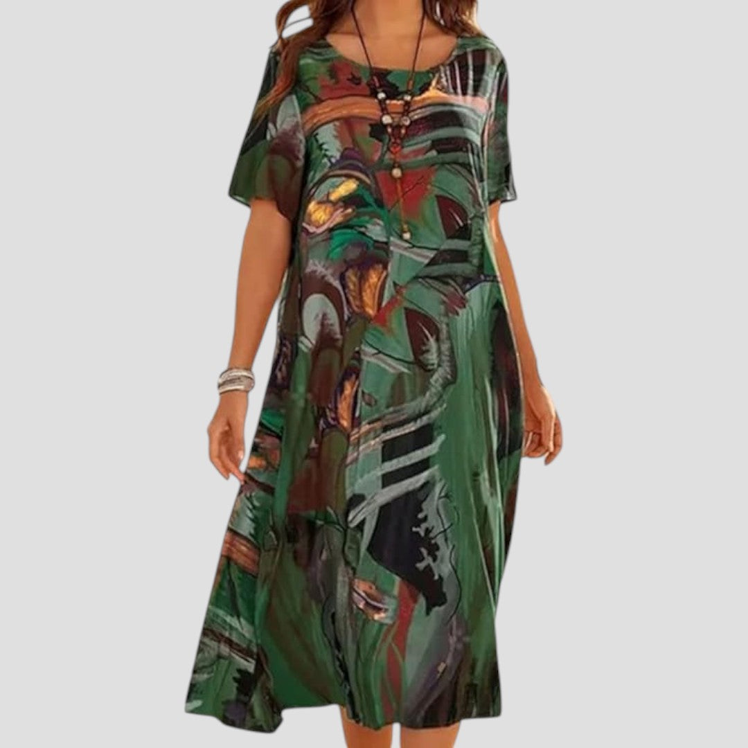 Vittoria™ | Soft Fit Midi Summer Dress