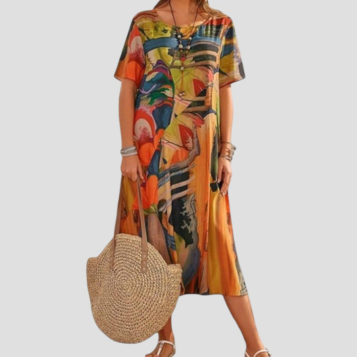 Vittoria™ | Soft Fit Midi Summer Dress
