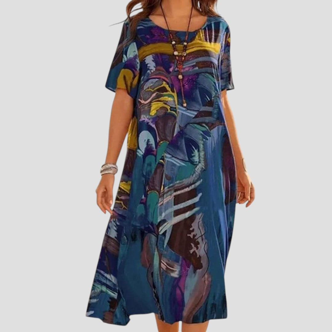 Vittoria™ | Soft Fit Midi Summer Dress