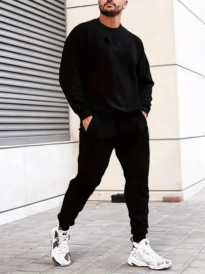 John | Men's Solid Color Tracksuit