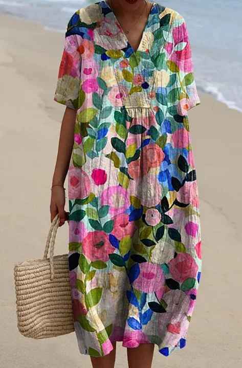Fenna™ | Summer Breeze Printed Dress