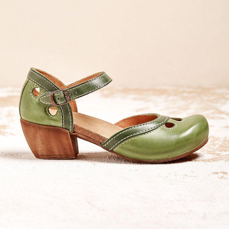 Celda - Comfortable Low Heel Sandals