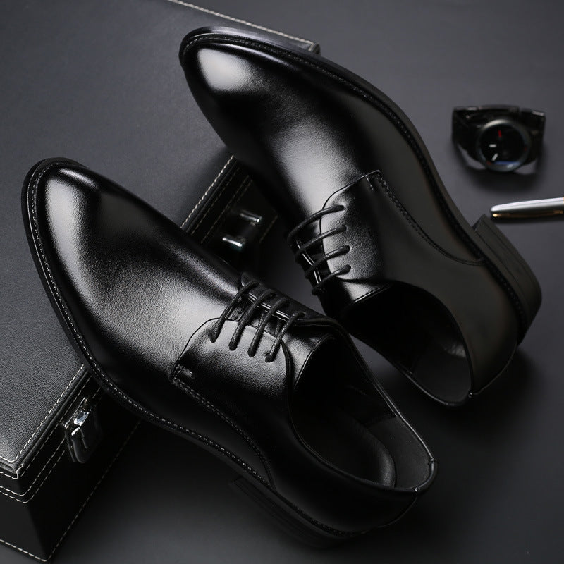 Xavier | Men's Derby Dress Shoes with Almond Toe