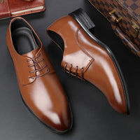Xavier | Men's Derby Dress Shoes with Almond Toe