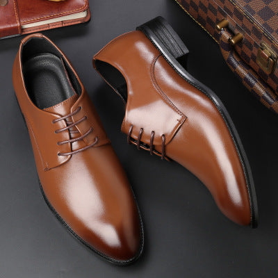 Xavier | Men's Derby Dress Shoes with Almond Toe