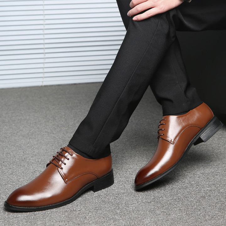 Xavier | Men's Derby Dress Shoes with Almond Toe