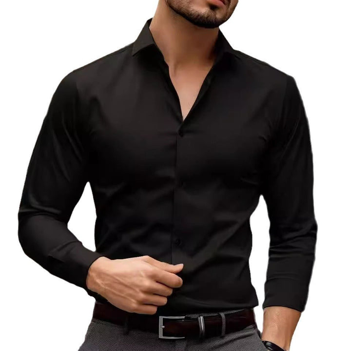 Bernard | Men's Tailored Fit Dress Shirt with Pointed Collar