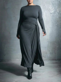 Naiara ❘ Maxi dress with side knot
