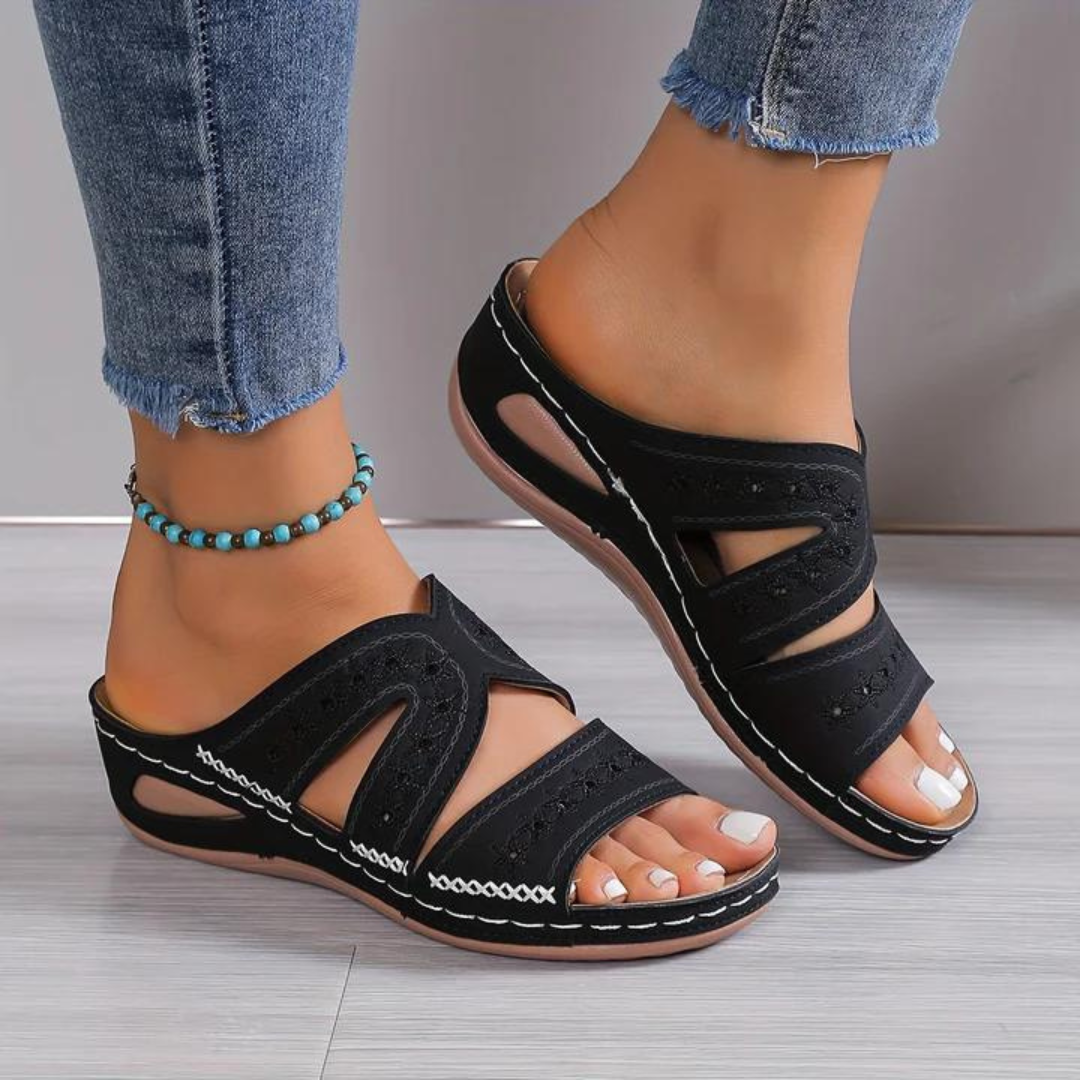 Marisol™ – Sandales orthopédiques stables et respirantes pour un soulagement quotidien
