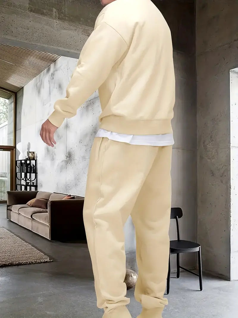 John | Men's Solid Color Tracksuit