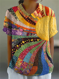 Maine • Sunburst Patchwork Shirt