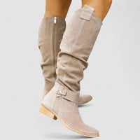 Georgiana | Slouch Western Knee Boots