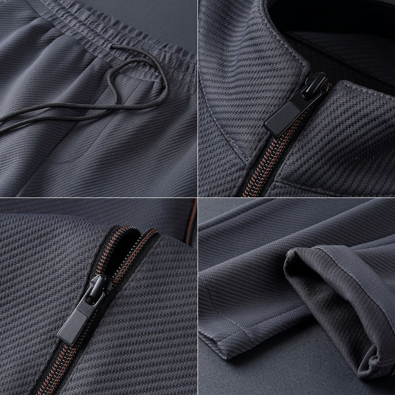 John | Men's Casual Slim Fit Training Suit