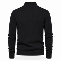 OUTLET™ Premium Ribbed Quarter-Zip Sweater