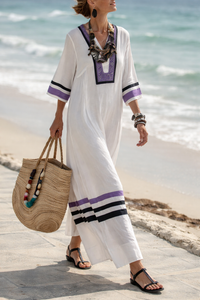 Alora | Elegant Coastal Breeze Maxi Dress