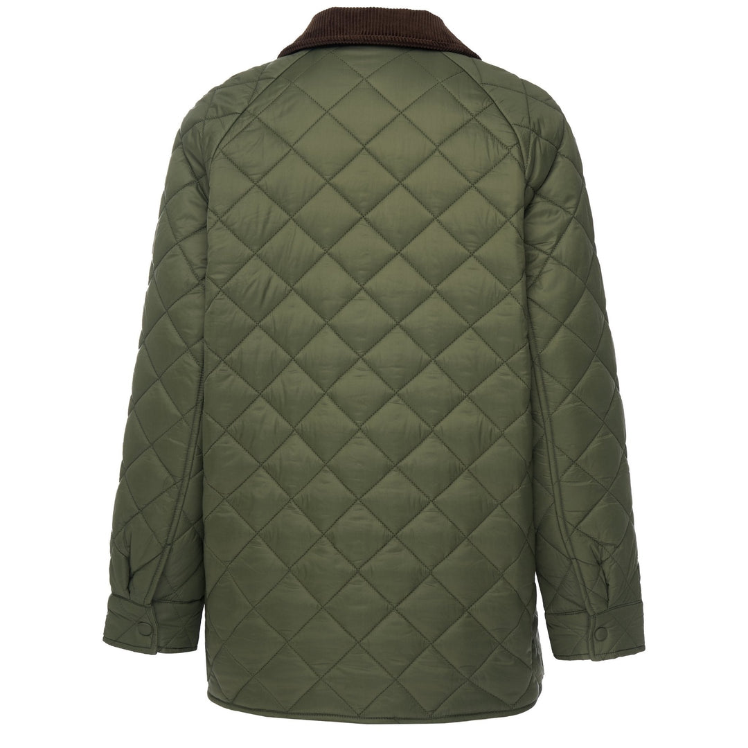 Daisy Quilted Jacket - Olive Green