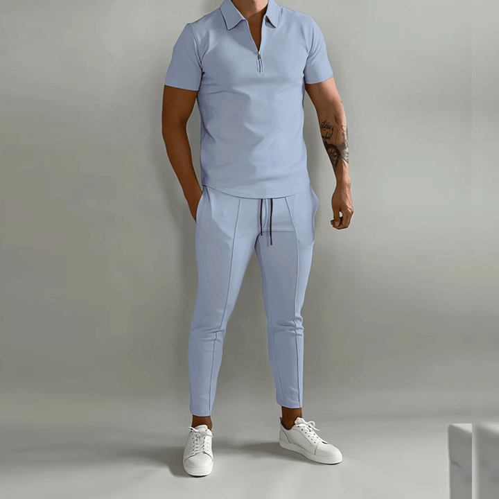 James | Men's Elegant Polo Shirt and Stylish Pants Set