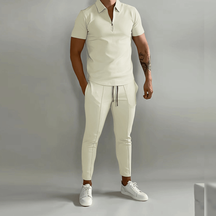 James | Men's Elegant Polo Shirt and Stylish Pants Set