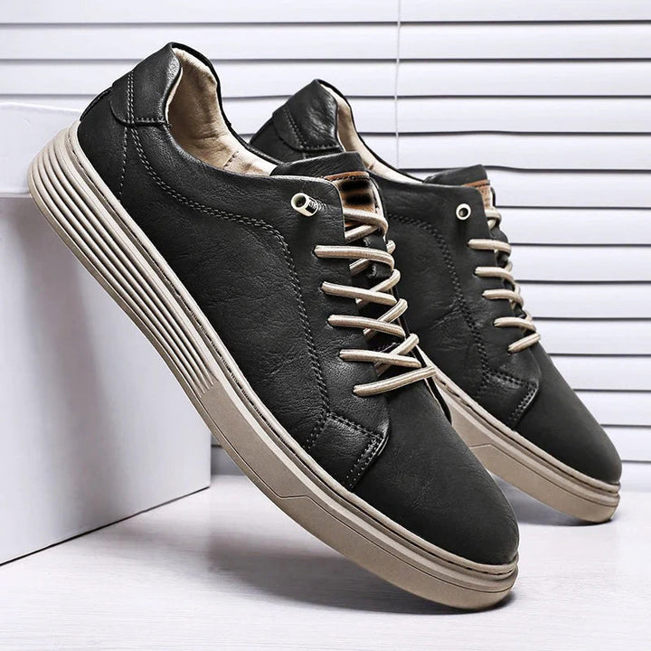 Edward Stone Low-Top Leather Casual Shoes