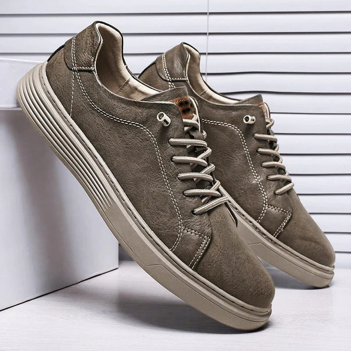 Edward Stone Low-Top Leather Casual Shoes