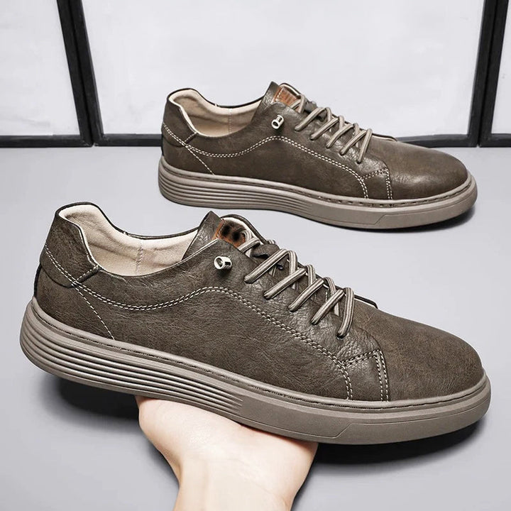 Edward Stone Low-Top Leather Casual Shoes