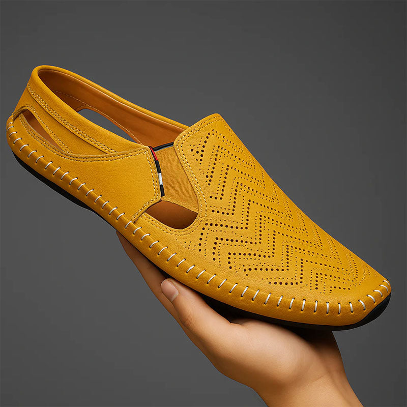 Edward Stone Perforated Slip-On Shoes