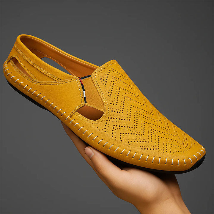 Edward Stone Perforated Slip-On Shoes