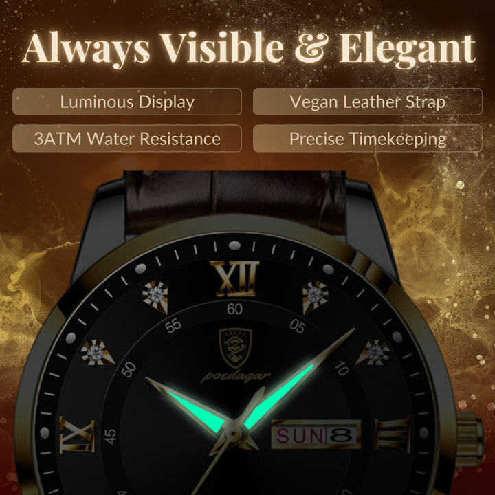 Men's Waterproof Luminous Watch