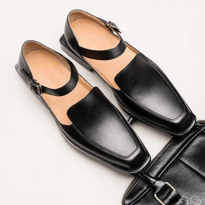 Louis Morel Buckle Strap Formal Shoes