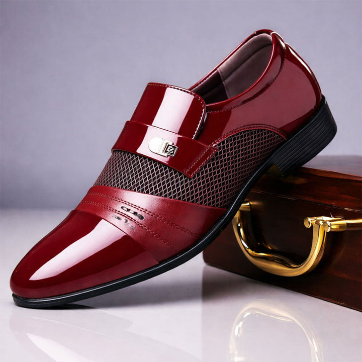 Louis Morel Glossy Finish Dress Shoes