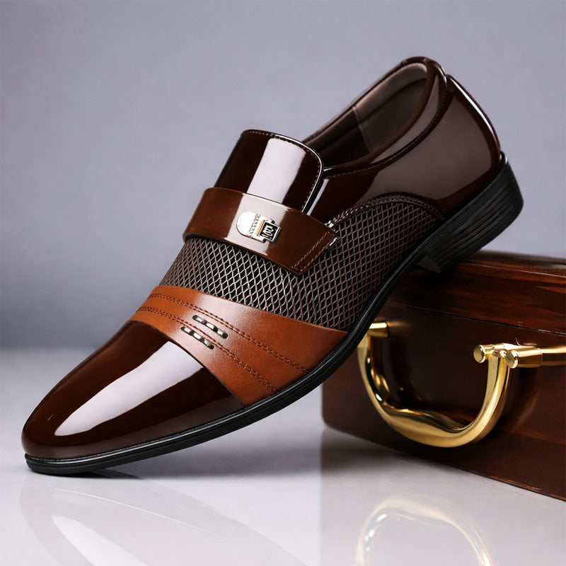 Louis Morel Glossy Finish Dress Shoes