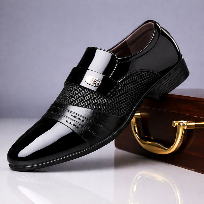 Louis Morel Glossy Finish Dress Shoes