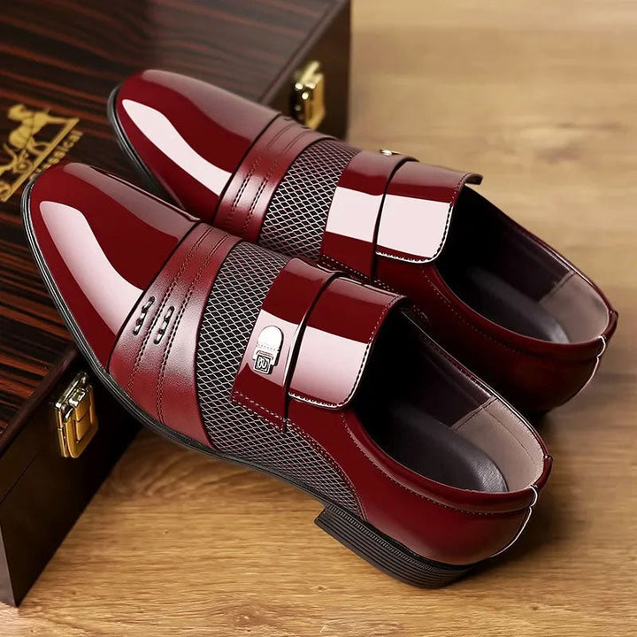 Louis Morel Glossy Finish Dress Shoes