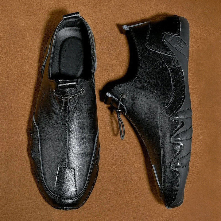 Louis Morel Minimal Lace Slip-On Shoes