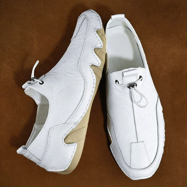 Louis Morel Minimal Lace Slip-On Shoes